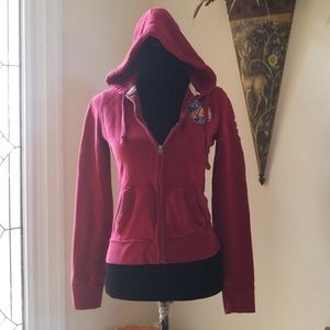 Hollister Womens Burgundy Sweatshirt